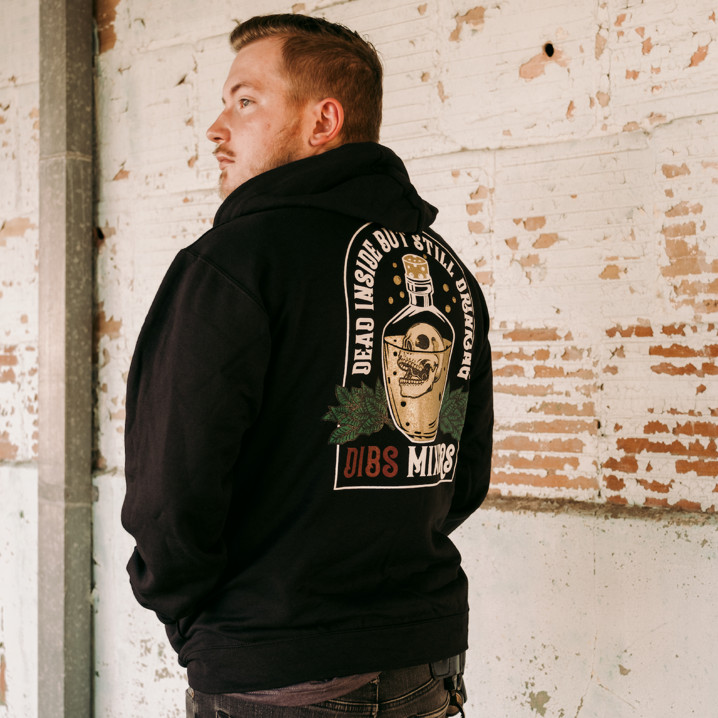 Zip Up Hoodie (Black)